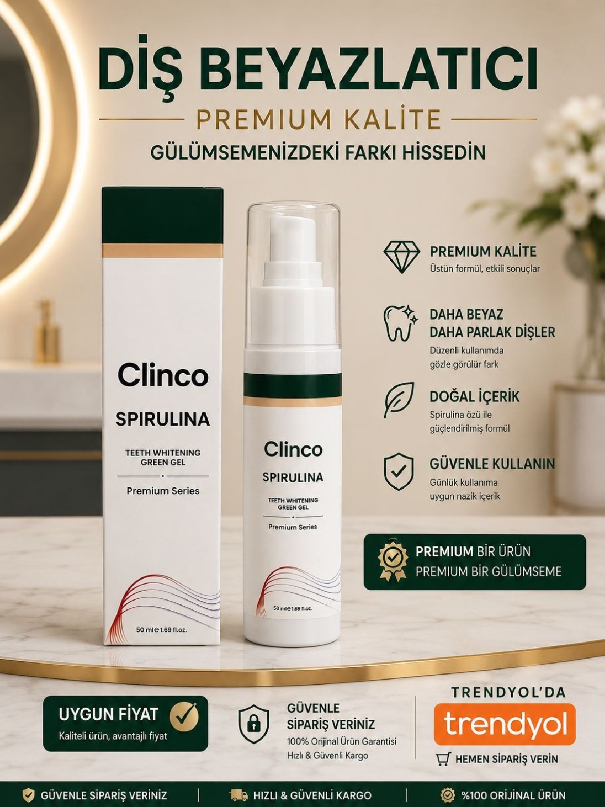 Clinco Diş Beyazlatı Jel 2'li Fırsat Seti