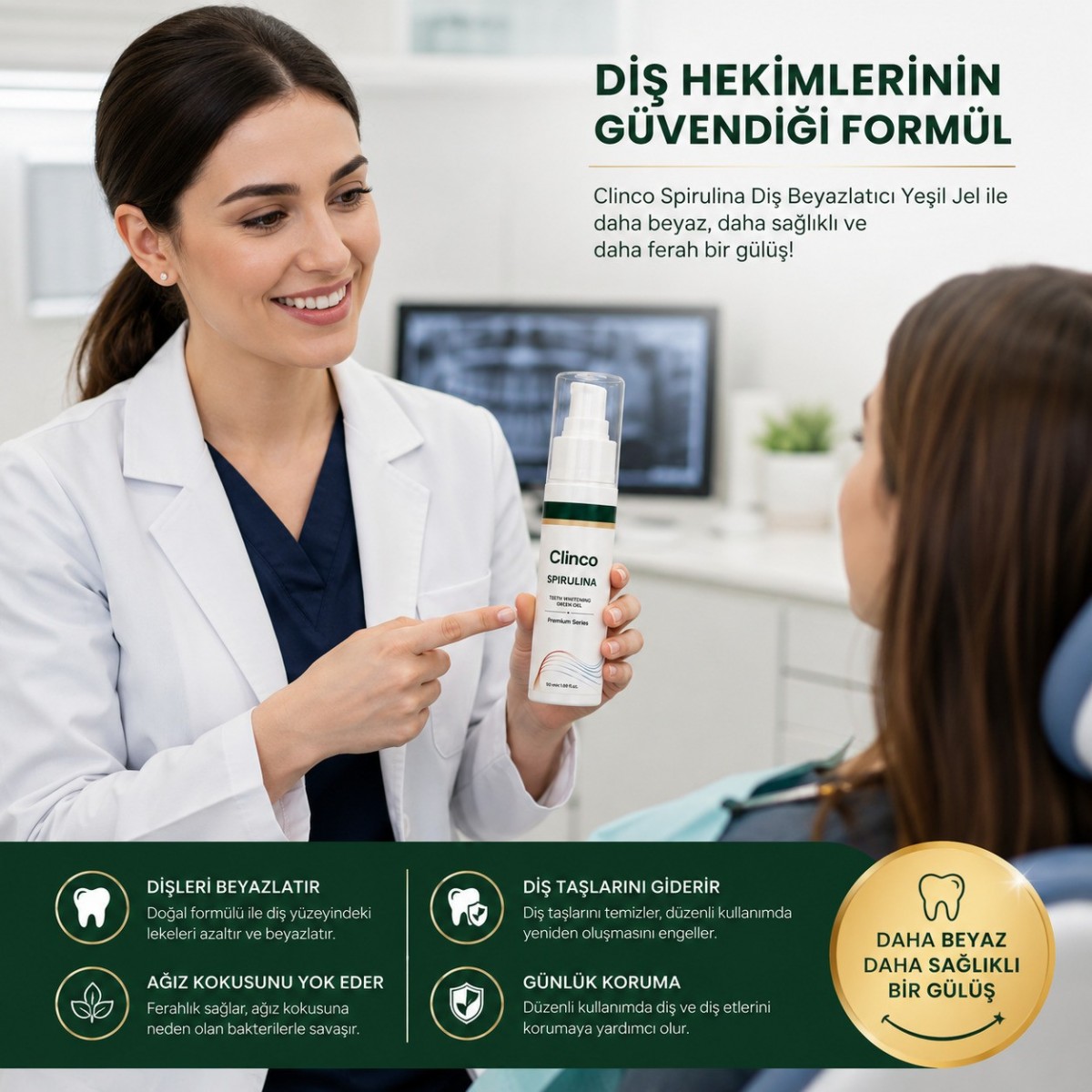 Clinco Diş Beyazlatıcı Jel