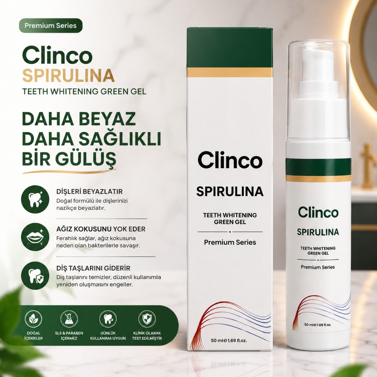 Clinco Diş Beyazlatıcı Jel 3'lü Fırsat Seti